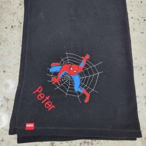 Spiderman personalized Peter throw - heavy fleece, 50"x60"
